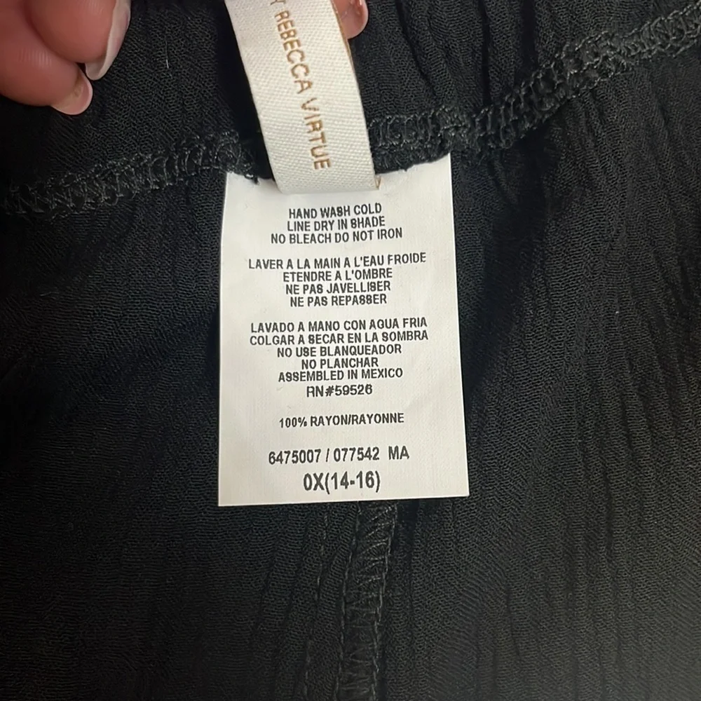 Becca Etc Trendy Plus Size Modern Muse Cover-Up Pants, 0X (14-16)